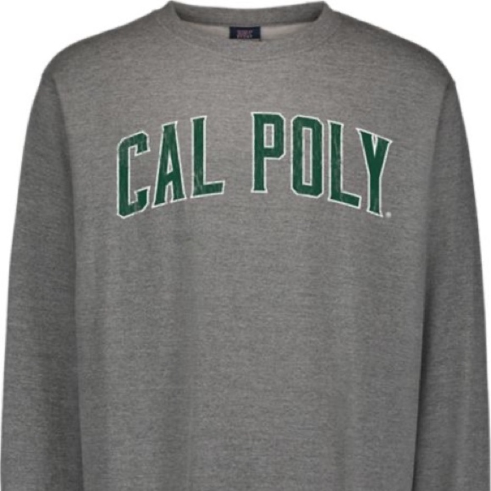 Cal Poly Slo MV Sport Grey Crew Neck